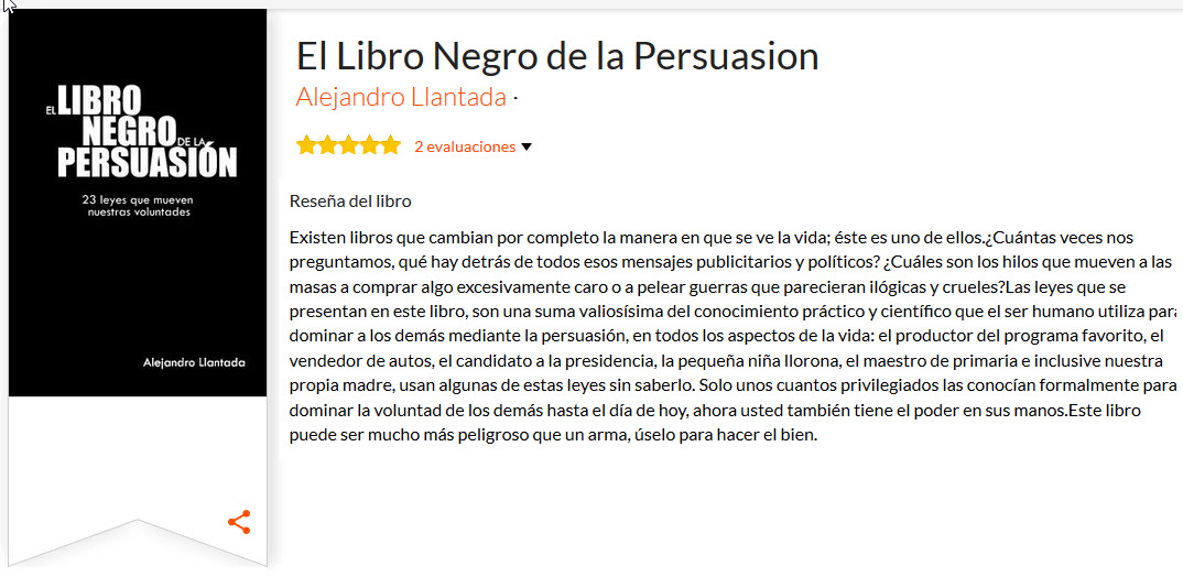 El Libro Negro de la Persuasión (PDF+Audio) - cursosenoferta.com